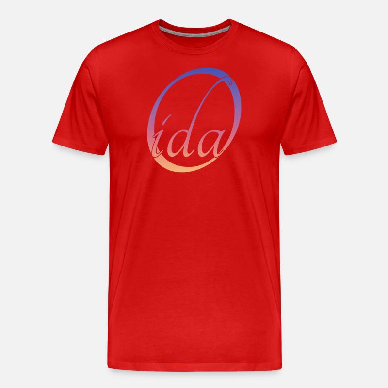 Oida - Männer Premium Bio T-Shirt - Rot