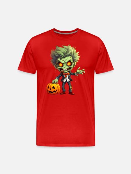 Garçon zombie - T-shirt bio Premium Homme - rouge