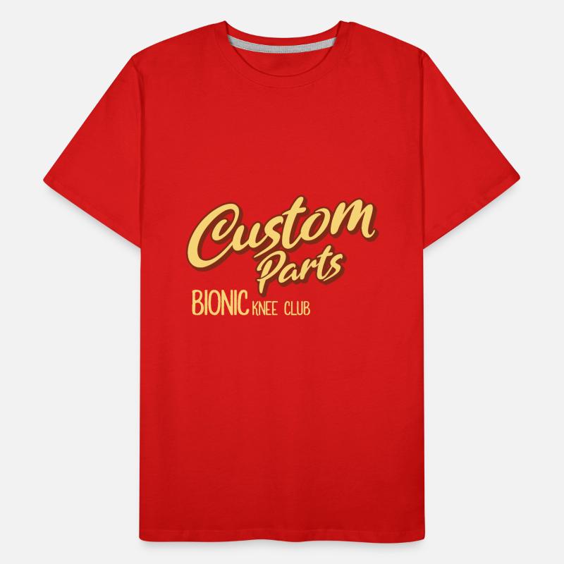 Custom Parts Bionic Engineering Gift Men's Premium Organic T-Shirt
