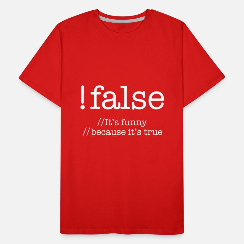 Cadeau de programmeurs de programmation de programmation erronée T-shirt bio Premium Homme