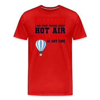 Montgolfière Montgolfière Montgolfière - T-shirt bio Premium Homme - rouge - Devant - Damien (186cm)