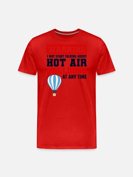Montgolfière Montgolfière Montgolfière - T-shirt bio Premium Homme - rouge