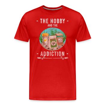 Fische Wasser Zierfisch - Männer Premium Bio T-Shirt - Rot - Vorne - Damien (186cm)