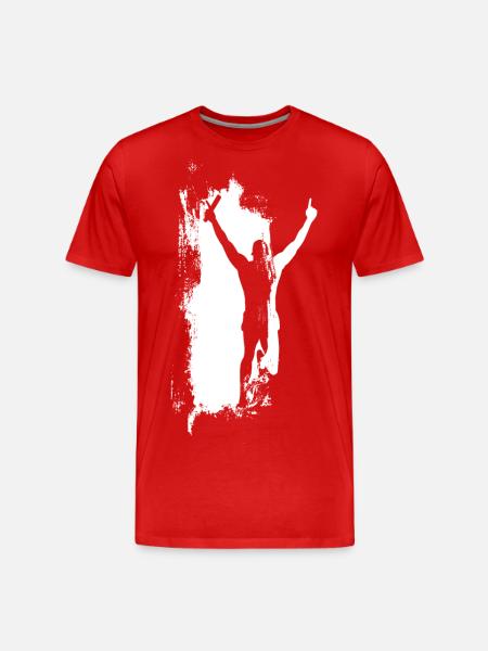 Relay Runner - Men's Premium Organic T-Shirt - red