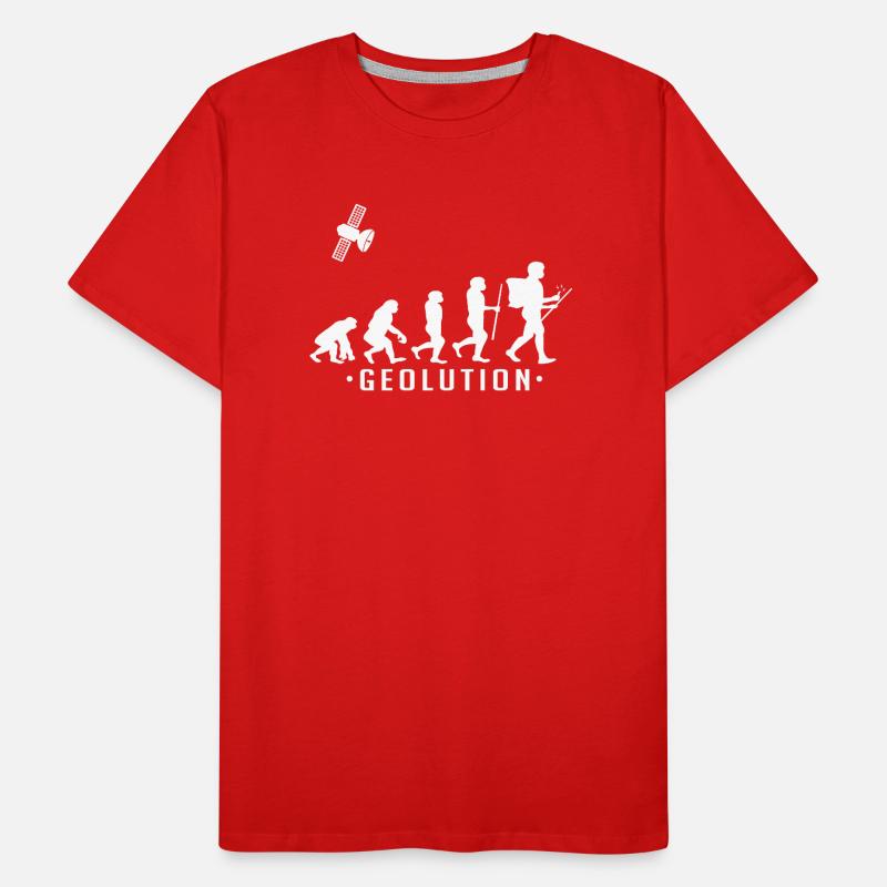 Geocaching geolution Männer Premium Bio T-Shirt