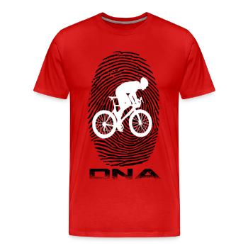 Bike - Männer Premium Bio T-Shirt - Rot - Vorne - Damien (186cm)