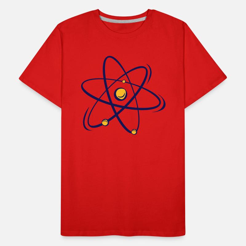atomic Big Bang nerd Geschenk Atom Nuklear Männer Premium Bio T-Shirt