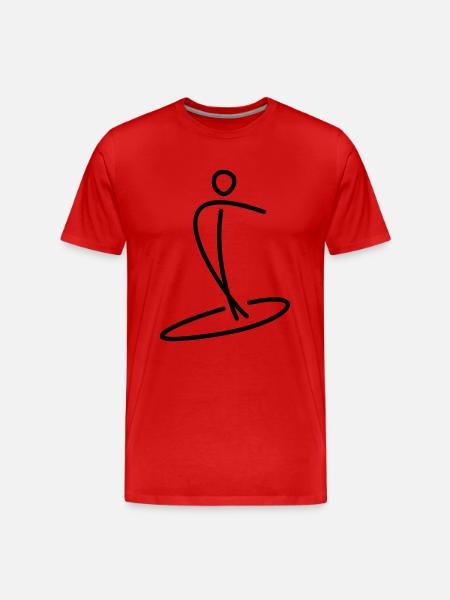 SURFING - Men's Premium Organic T-Shirt - red