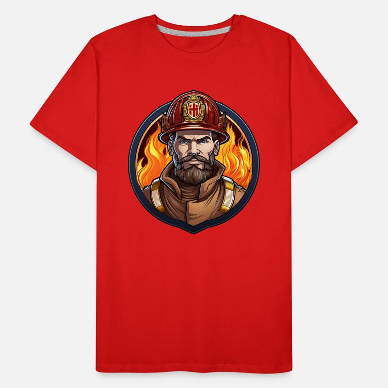 Pompier T-shirt bio Premium Homme