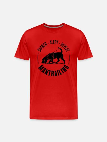 MANTRAILING Dog Sports Search Dogs Dog Dog - Men's Premium Organic T-Shirt -