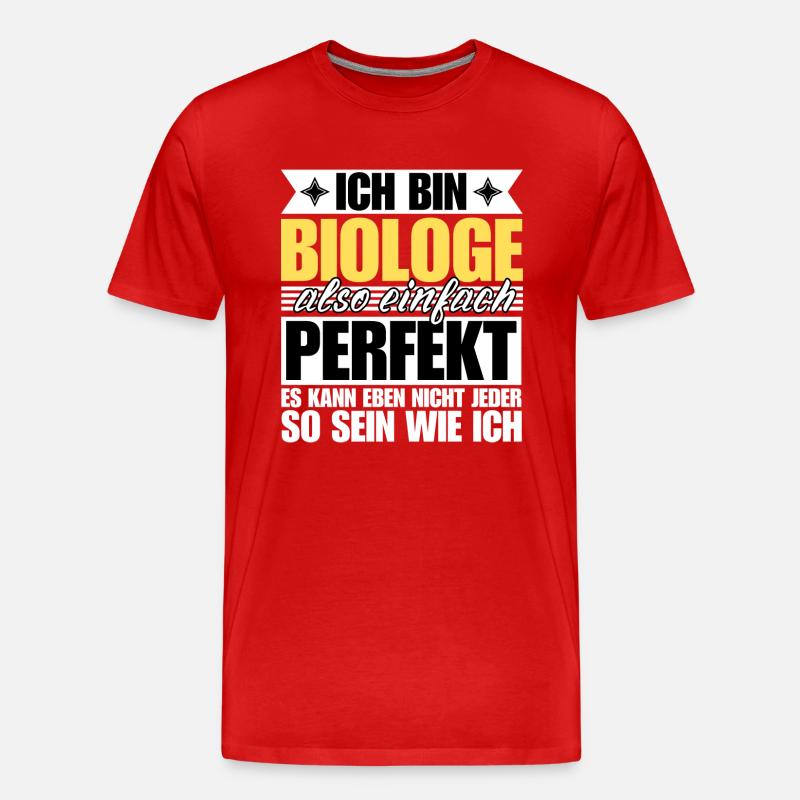 Perfekter Biologe - Männer Premium Bio T-Shirt - undefined