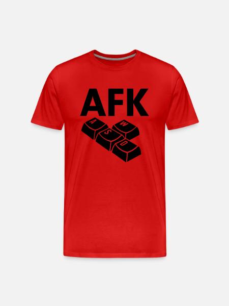 keyboard - Männer Premium Bio T-Shirt - Rot