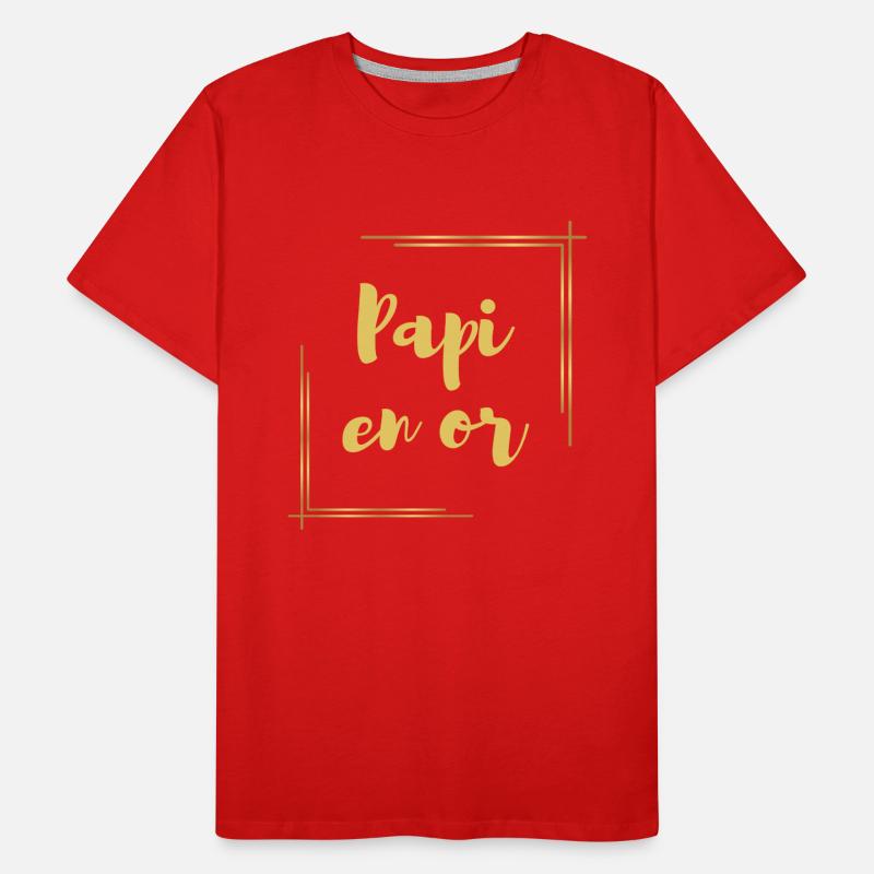 PAPI EN OR T-shirt bio Premium Homme
