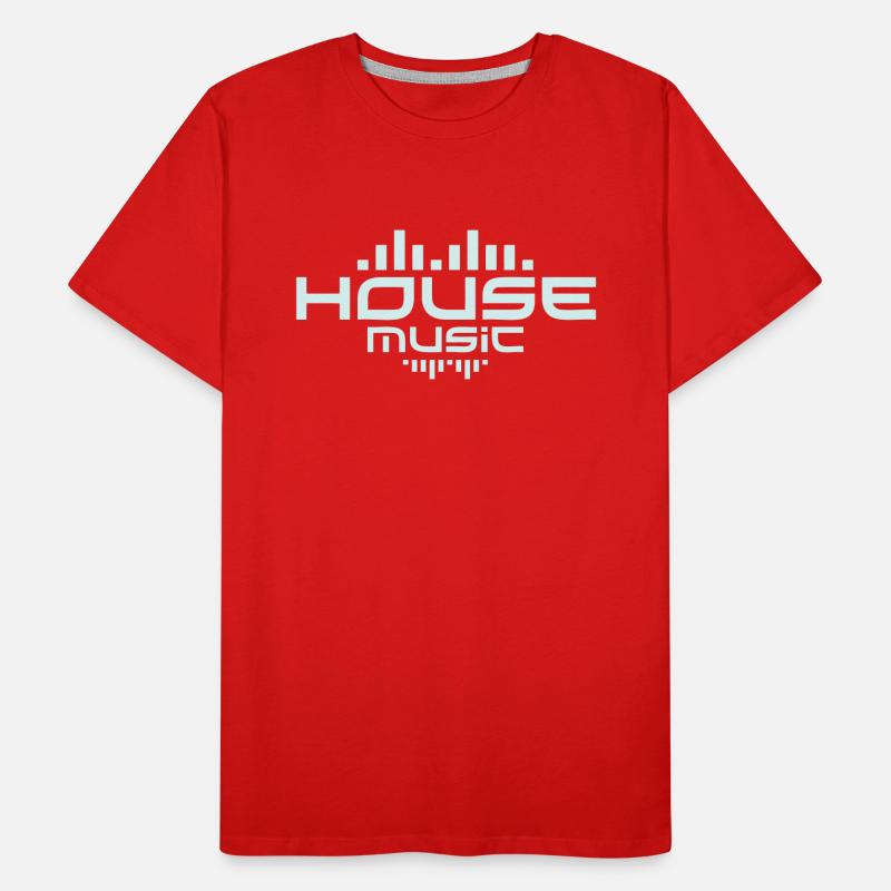 House Music T-shirt bio Premium Homme