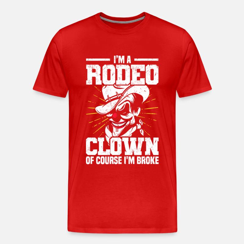 Rodeo - Männer Premium Bio T-Shirt - Rot