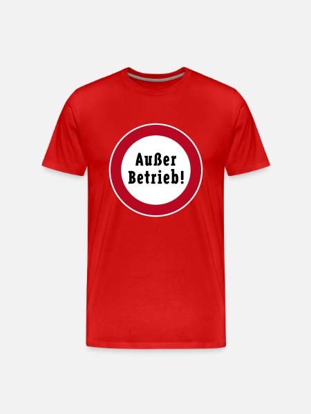 Out of Service! (3C) - Men's Premium Organic T-Shirt - red