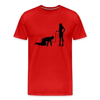junggesellen abschied - Männer Premium Bio T-Shirt - Rot - Vorne - Damien (186cm)