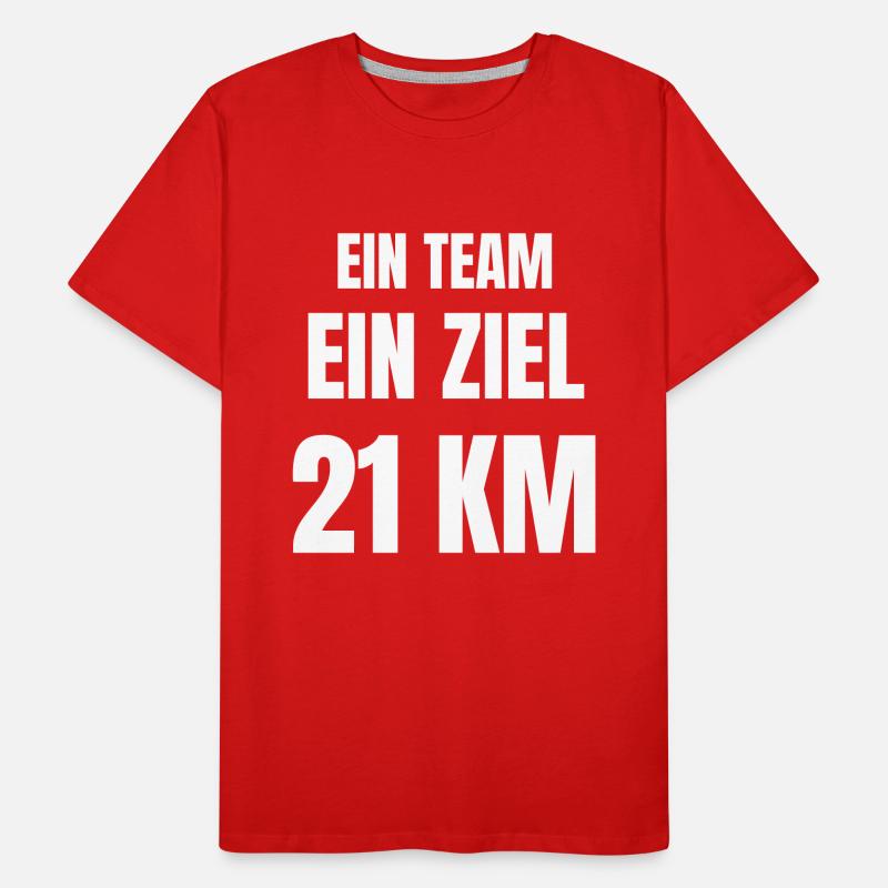 Halbmarathon Männer Premium Bio T-Shirt