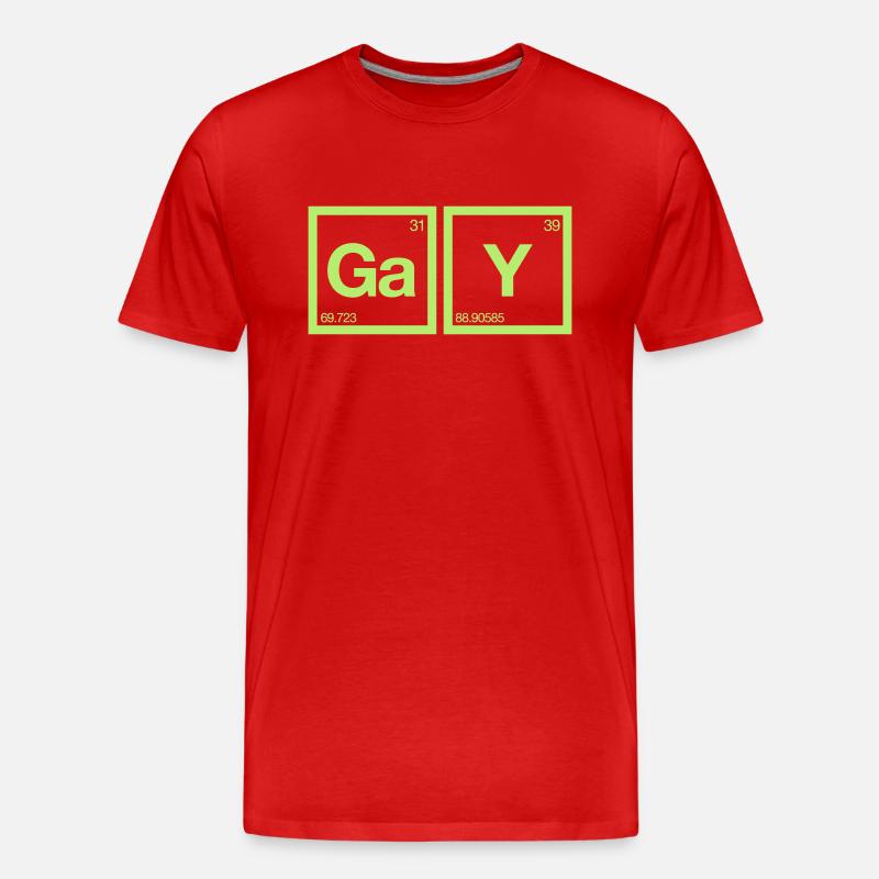 Fax - Männer Premium Bio T-Shirt - Rot