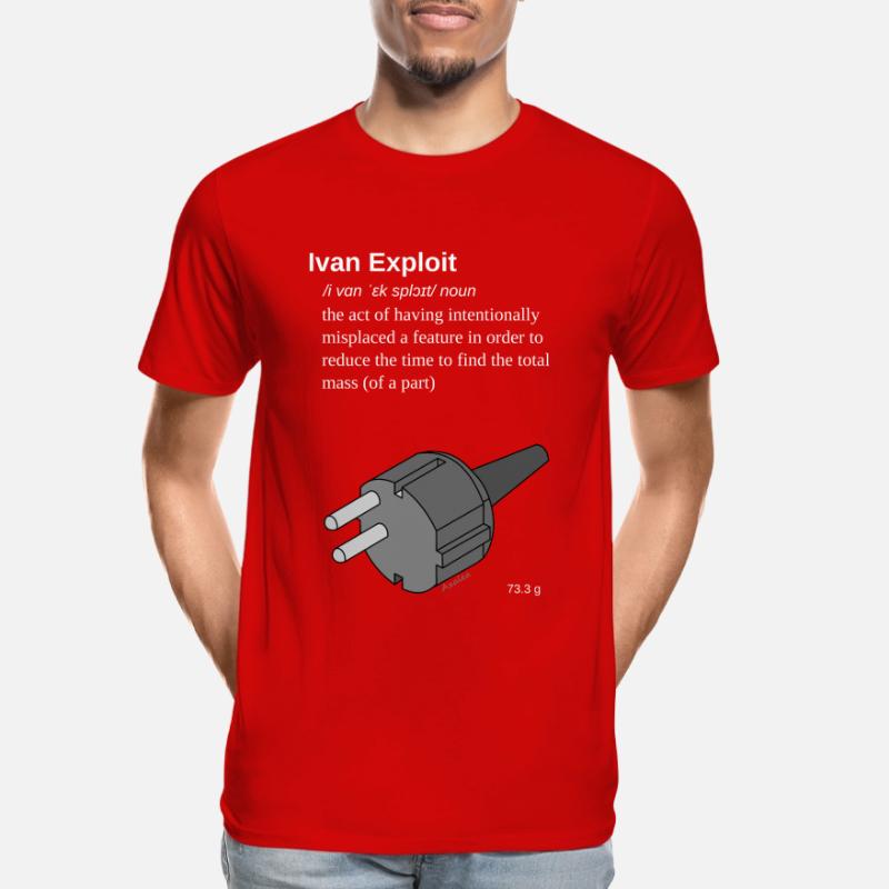 Ivan Exploit - 3D CAD Speedmodeling -EU/DE version Men's Premium Organic T-Shirt