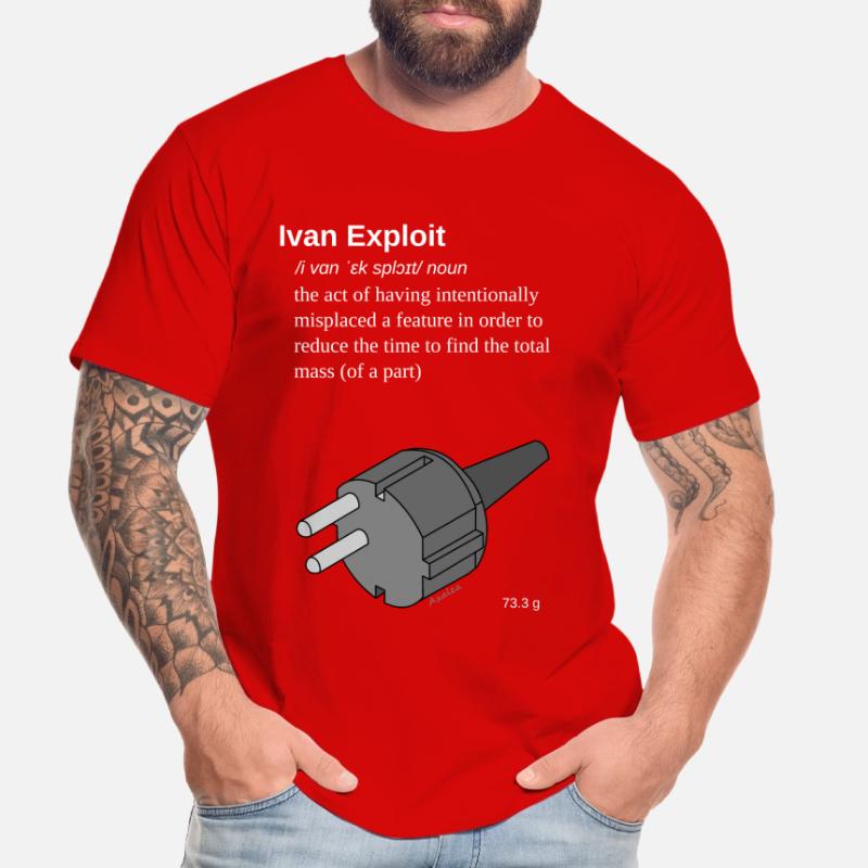 Ivan Exploit - 3D CAD Speedmodeling -EU/DE version Men's Premium Organic T-Shirt