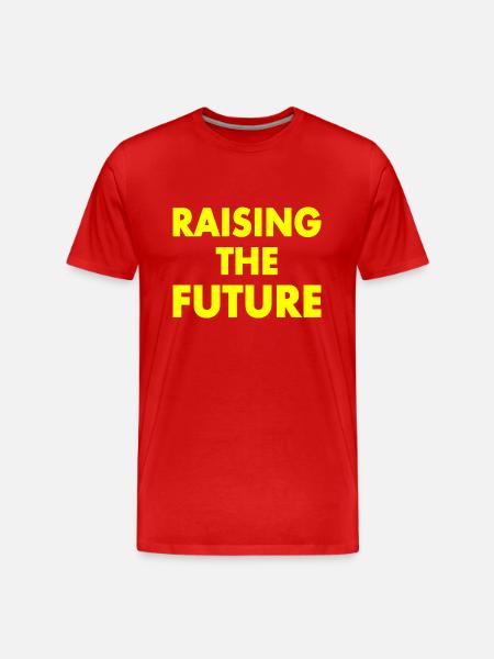 Raising the future - Men's Premium Organic T-Shirt - red