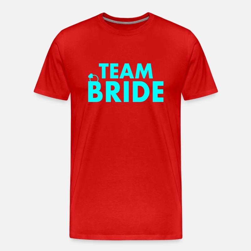 Team bride - Maglietta ecologica premium da uomo - rosso