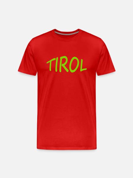Tyrol - Men's Premium Organic T-Shirt - red