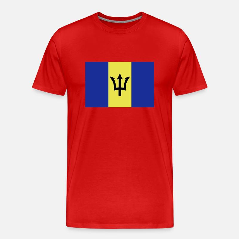 barbados - Männer Premium Bio T-Shirt - Rot