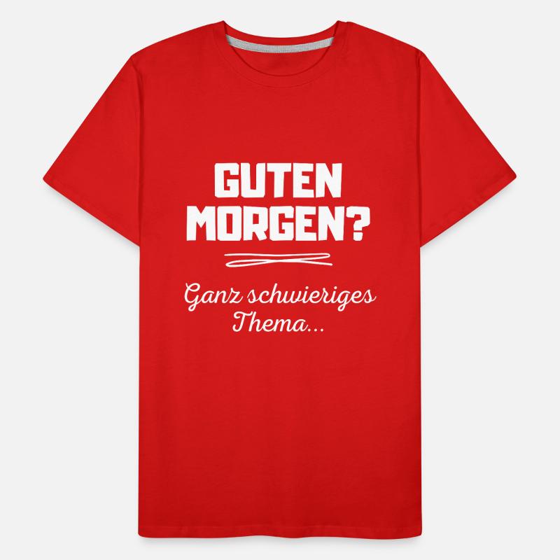 GUTEN MORGEN Männer Premium Bio T-Shirt