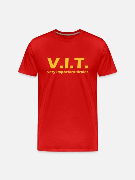 tiroler - Männer Premium Bio T-Shirt - Rot