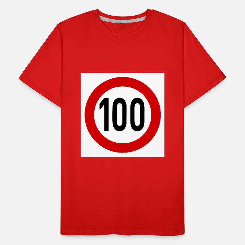 Speed limit 100 Men's Premium Organic T-Shirt