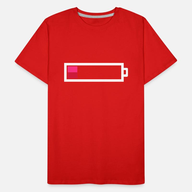 Empty Battery Men's Premium Organic T-Shirt