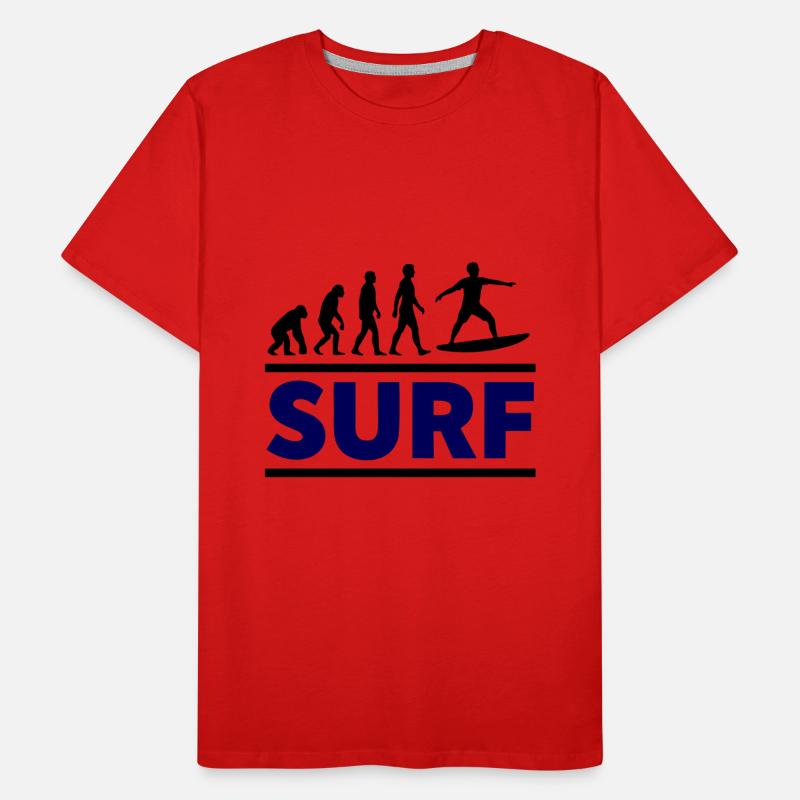 Surf Evolution Männer Premium Bio T-Shirt