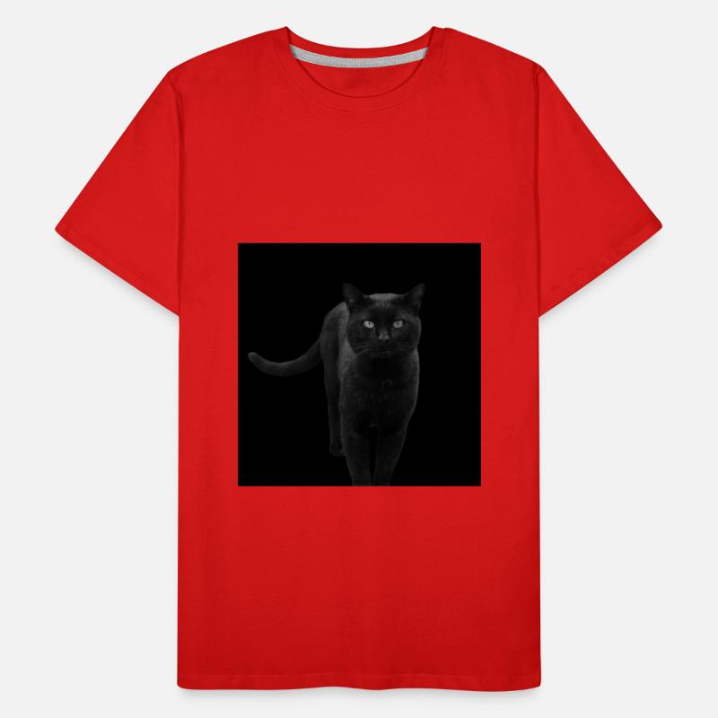Chat noir Chat Chat Noir Chat Cadeau T-shirt bio Premium Homme