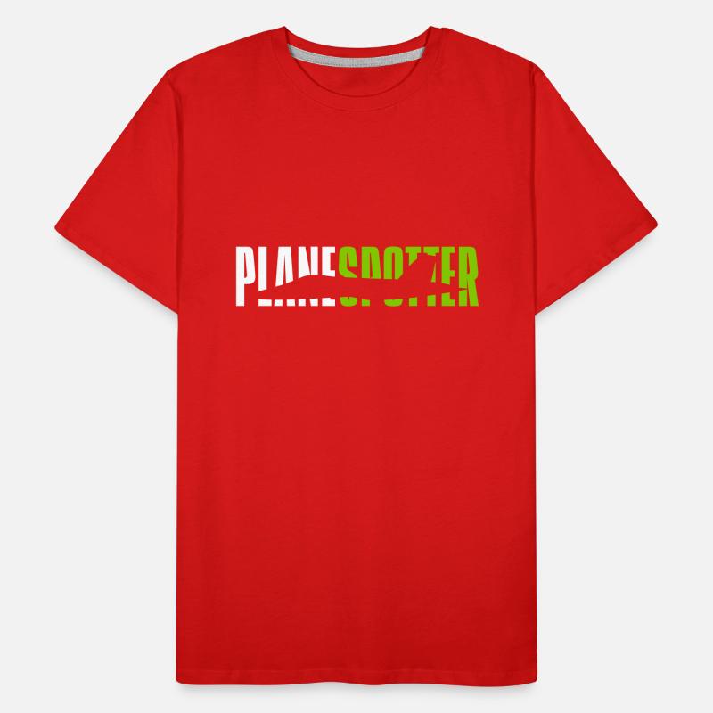 PlaneSpotter Männer Premium Bio T-Shirt