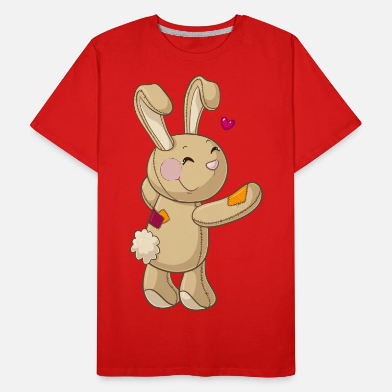Cute rabbit Men's Premium Organic T-Shirt