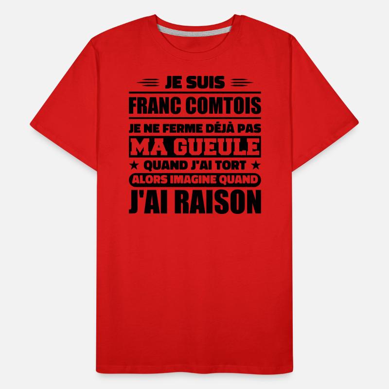 Franc comtois I don't shut my mouth frank comté Men's Premium Organic T-Shirt