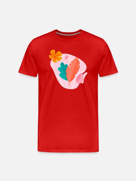 été 2022 - T-shirt bio Premium Homme - rouge