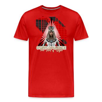 Osiris Opulence - Men's Premium Organic T-Shirt - red - Front - Damien (186cm)