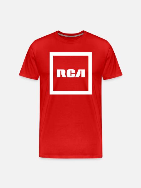 RCA Logo Classic - Men's Premium Organic T-Shirt - red