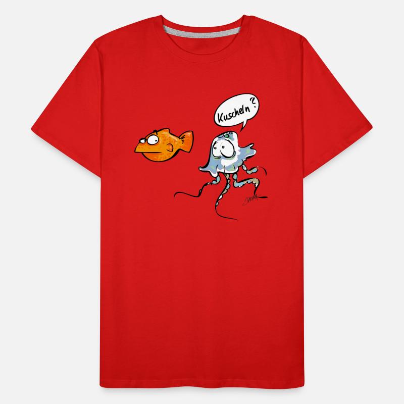 Cuddling? Men's Premium Organic T-Shirt