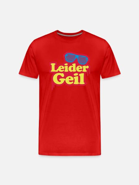 Leider Geil - Mallorca - Männer Premium Bio T-Shirt - Rot