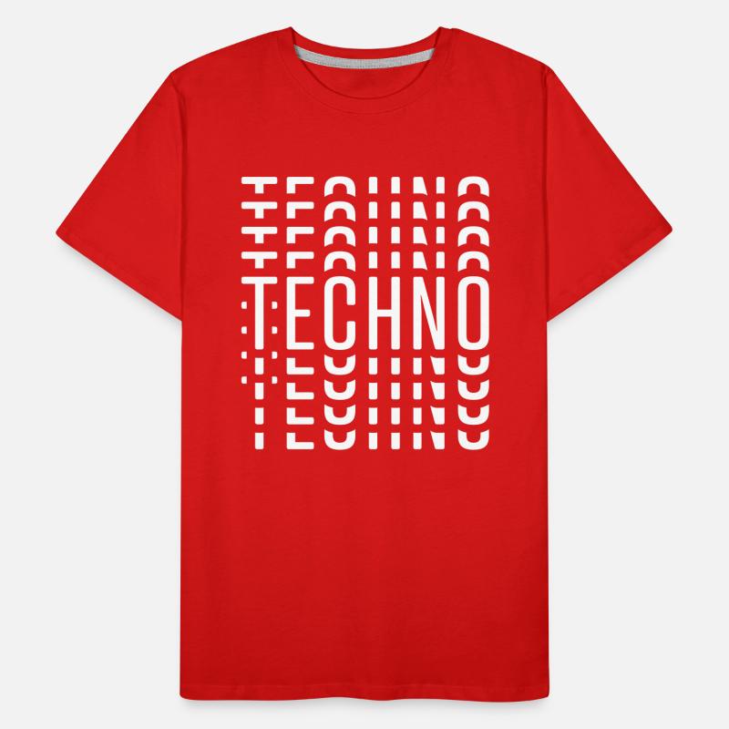TECHNO T-shirt bio Premium Homme