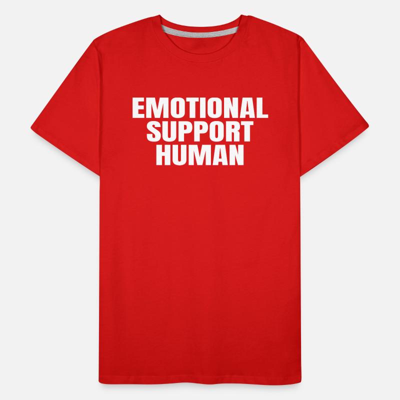 Emotional Support Human Männer Premium Bio T-Shirt