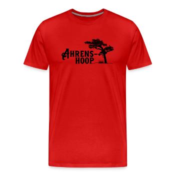 Ahrenshoop, Perle der Ostsee - Männer Premium Bio T-Shirt - Rot - Vorne - Damien (186cm)