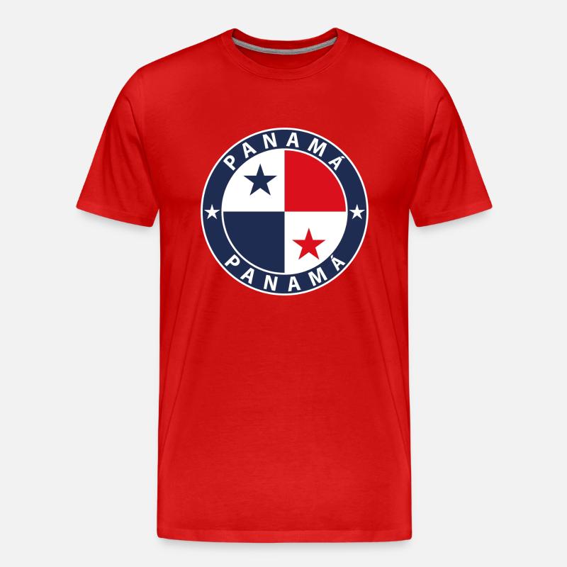 Panama - Männer Premium Bio T-Shirt - Rot