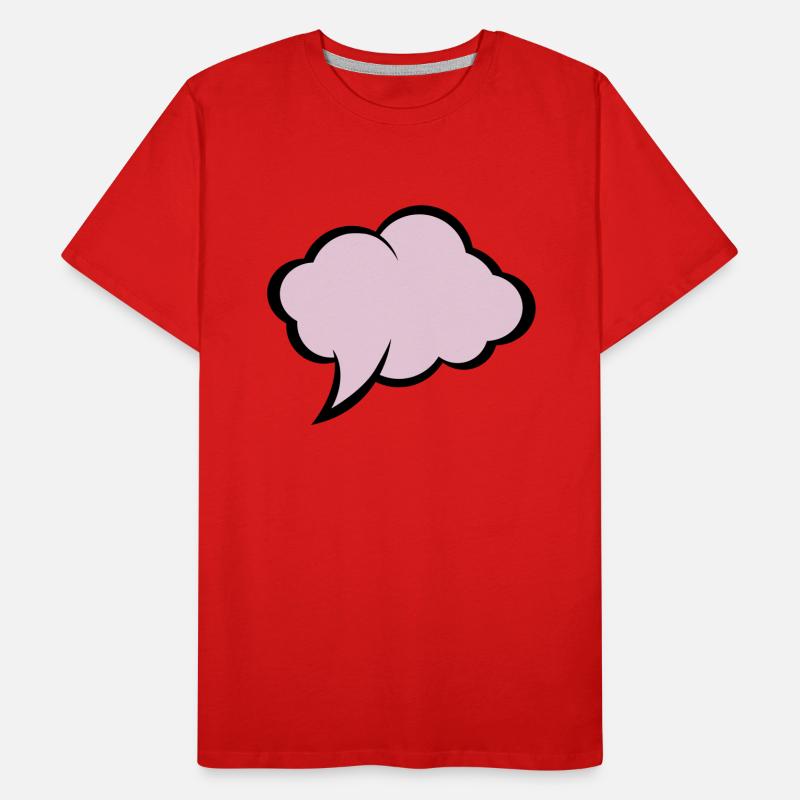 Comic speech bubble Men's Premium Organic T-Shirt