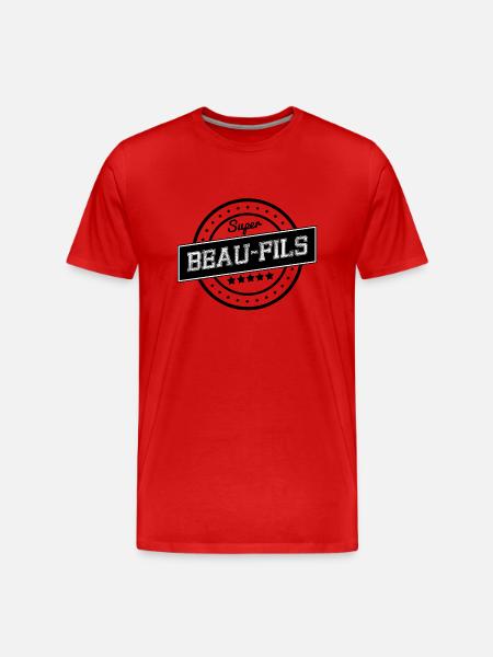 Super beau-fils - T-shirt bio Premium Homme - rouge