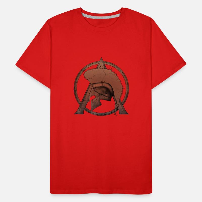 Casque de Leonida et Sparta Lambda T-shirt bio Premium Homme